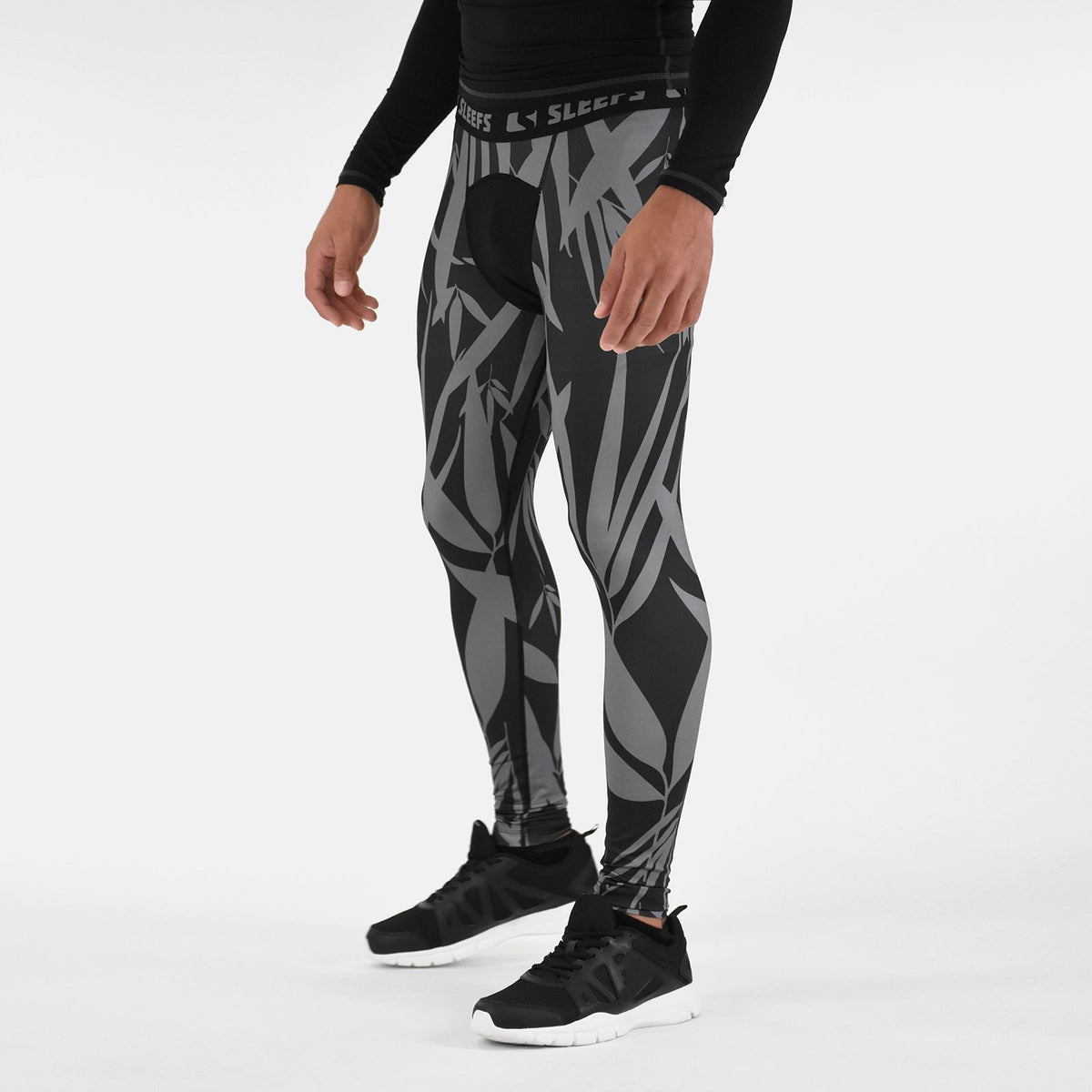 Bamboo Black OPS compression tights / leggings – timur-test-store