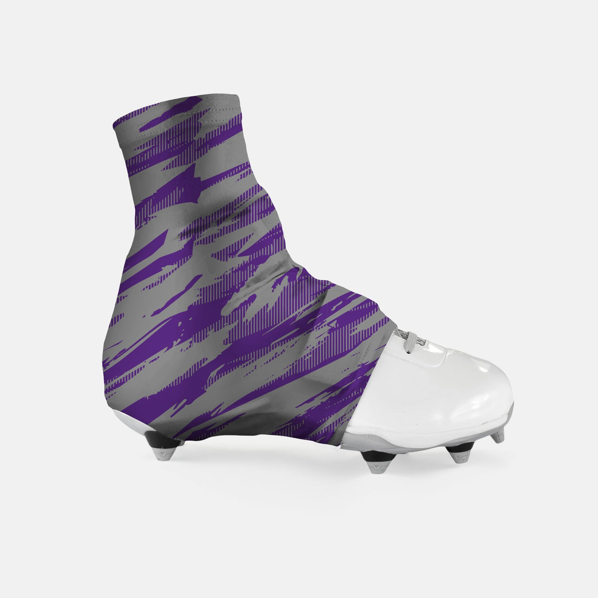 Tryton Ultra Gray Purple Kids Spats Cleat Covers