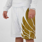 Icarus White and Gold shorts