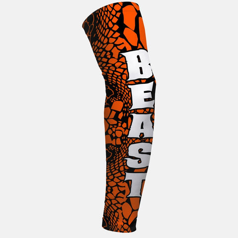 Beast Snake Skin Orange Arm Sleeve