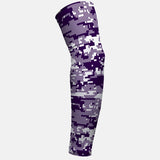Digital ultra camo purple snow arm sleeve