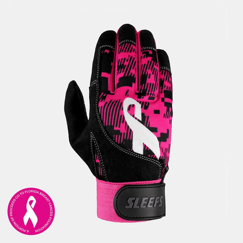 Digital Ultra Pink Batting Gloves
