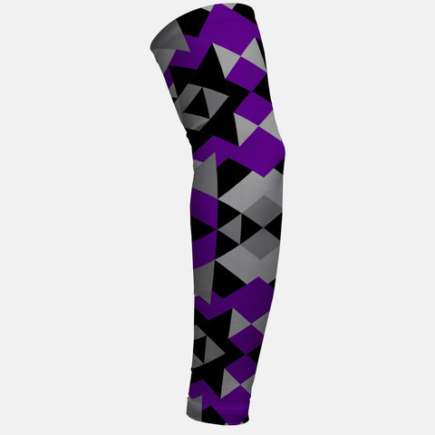 Trigons Purple and Gray Arm Sleeve