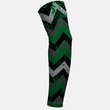 Zig Zag Green Black Gray Arm Sleeve