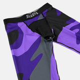 Purple Juice Camo Compression 3/4 tights / leggings