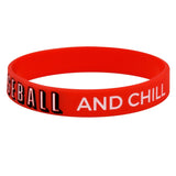 Baseball and Chill Wristband