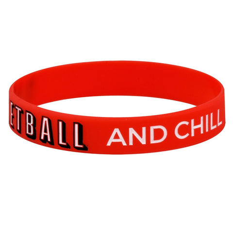 Basketball and Chill Wristband