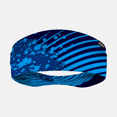 Aerial Blue Double-sided Wide Headband