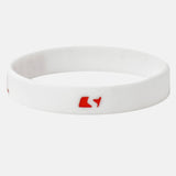 #BSBLL White and Red Wristband