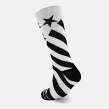 USA Black And White Soft Socks