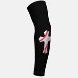 Baseball Cross Black Arm Sleeve