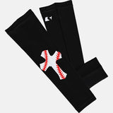 Baseball Cross Black Arm Sleeve