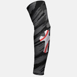 Baseball Cross Black OPS Arm Sleeve
