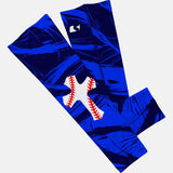Baseball Cross Blue Arm Sleeve