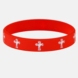Baseball Cross Wristband