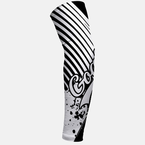 Baseball Goat Black and White Kids Arm Sleeve