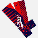 Baseball Goat Red and Navy Arm Sleeve
