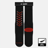 Baseball Stitches black soft socks