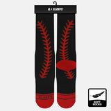 Baseball Lace Black soft socks