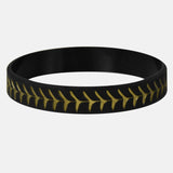Baseball Black and Gold wristband