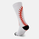 Baseball Lace White Soft Socks