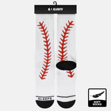 Baseball Lace White Soft Socks