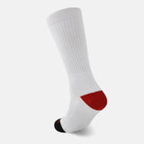 Baseball stitches white soft socks