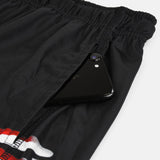 Baseball Ripped black shorts