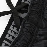 Baseball Ripped black shorts