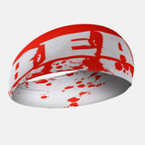 Beast Red Double-sided Wide Headband