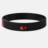 BEISBOL Black and red Wristband