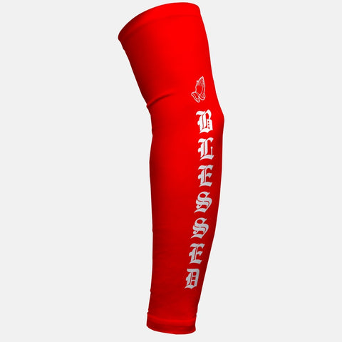 Blessed Red White Arm Sleeve