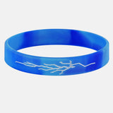 Blue lightning wristband