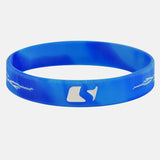 Blue lightning wristband