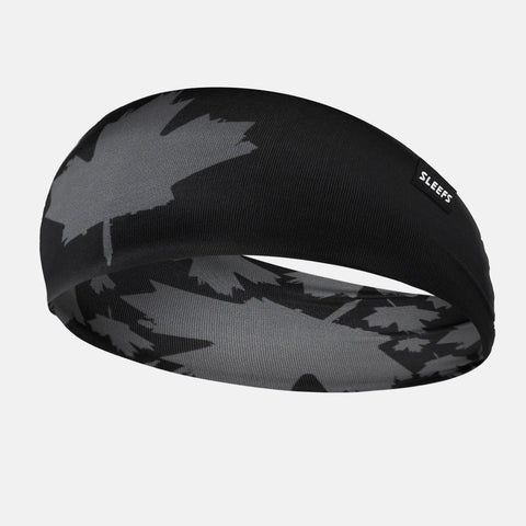 Canada Maple leaf black OPS Double-sided Wide Headband