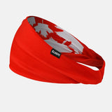 Canada Maple Leaf Red Double-sided Wide Headband