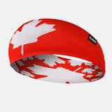 Canada Maple Leaf Red Double-sided Wide Headband