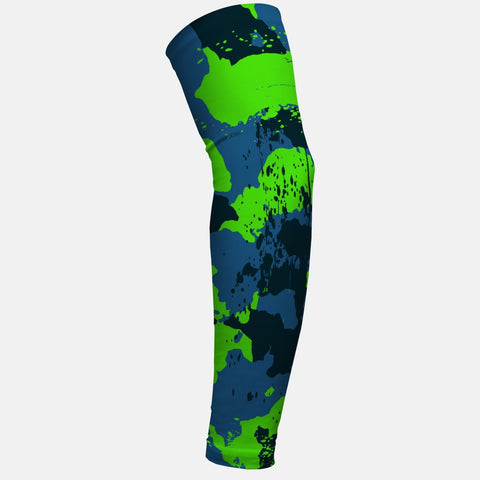 Corrosive Green Navy Blue Arm Sleeve