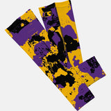 Corrosive Purple Black Yellow Arm Sleeve