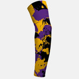 Corrosive Purple Black Yellow Arm Sleeve