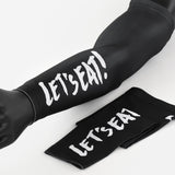 LET'S EAT Black arm sleeve