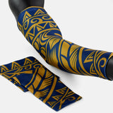 Oceanic Warrior Gold Navy Arm Sleeve