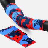 Corrosive Light Blue Navy Red Kids Arm Sleeve