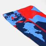 Corrosive Light Blue Navy Red Kids Arm Sleeve