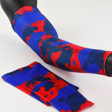 Corrosive Navy Blue Black Red Kids Arm Sleeve