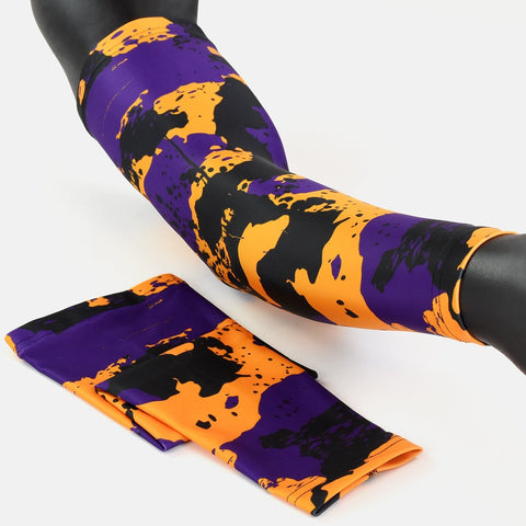 Corrosive Purple Black Yellow Arm Sleeve