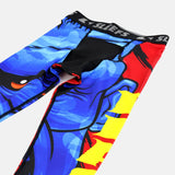 Beast Blue Monster Kids compression tights / leggings