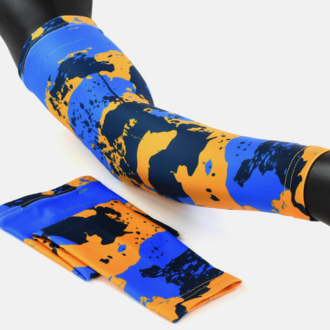 Corrosive Blue Navy Yellow Arm Sleeve