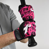 Digital Ultra Pink Batting Gloves