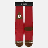 Red DooDoo Soft Socks